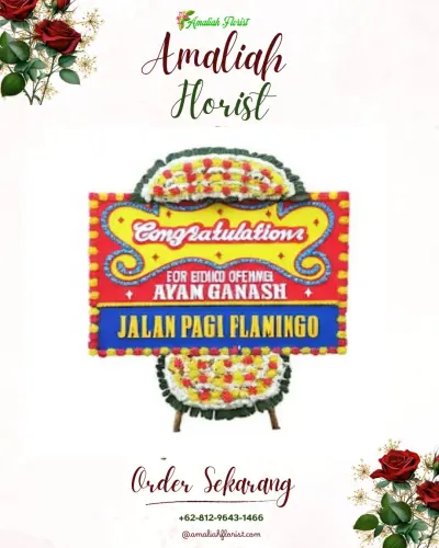 Bunga Papan Congratulation di Kalisalak